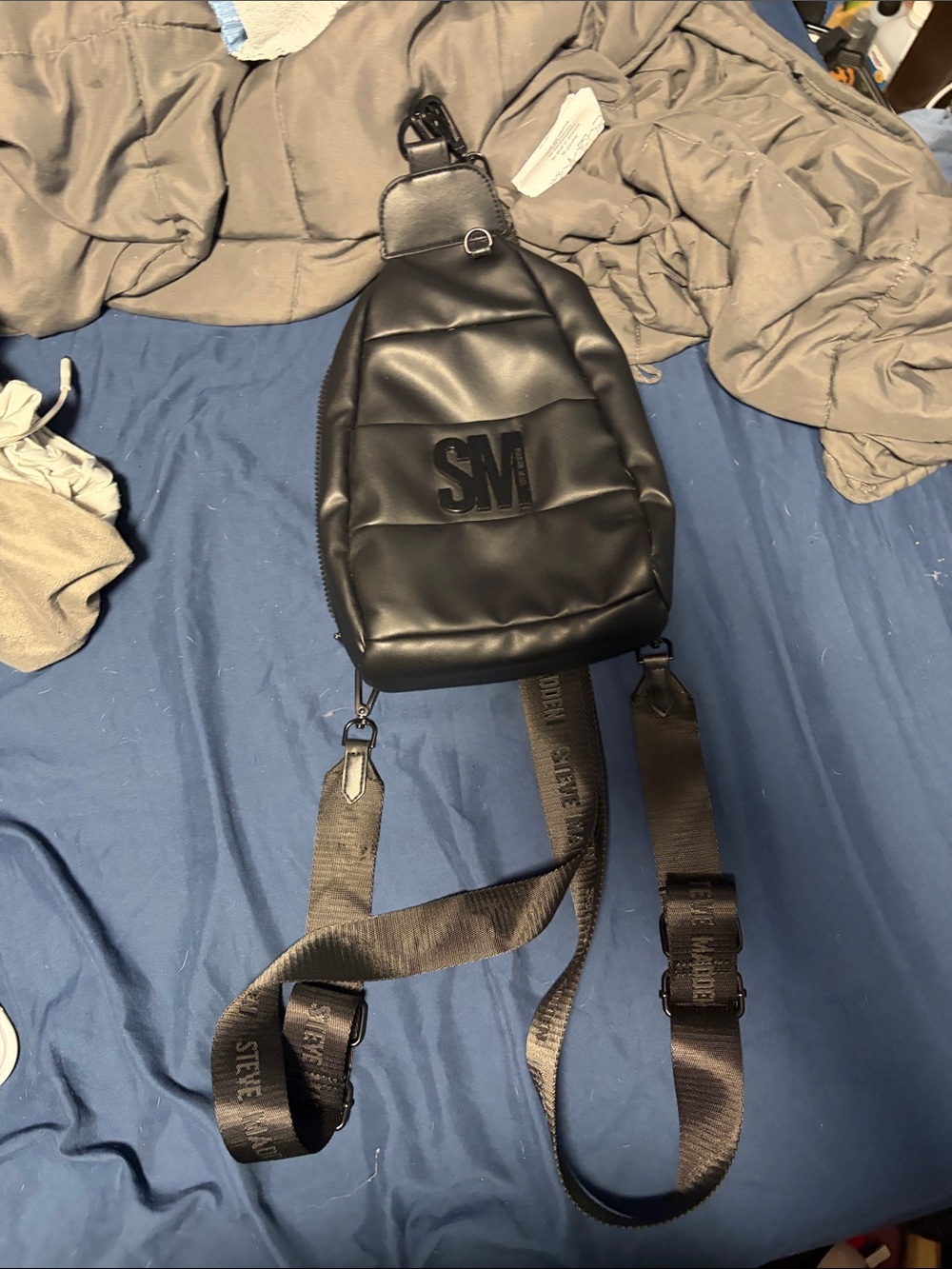 SM black backpack for women